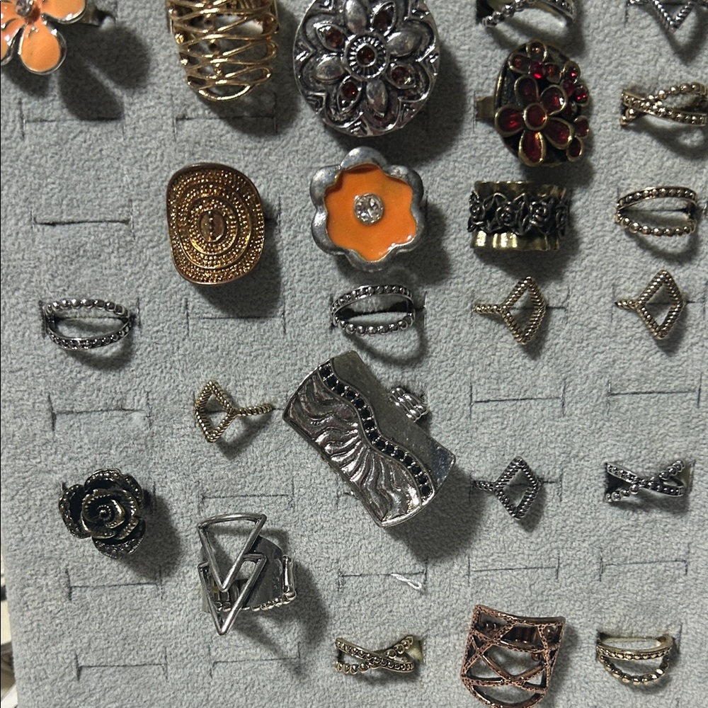 Elegant Silver and Gold Women's Ring Set $8 each